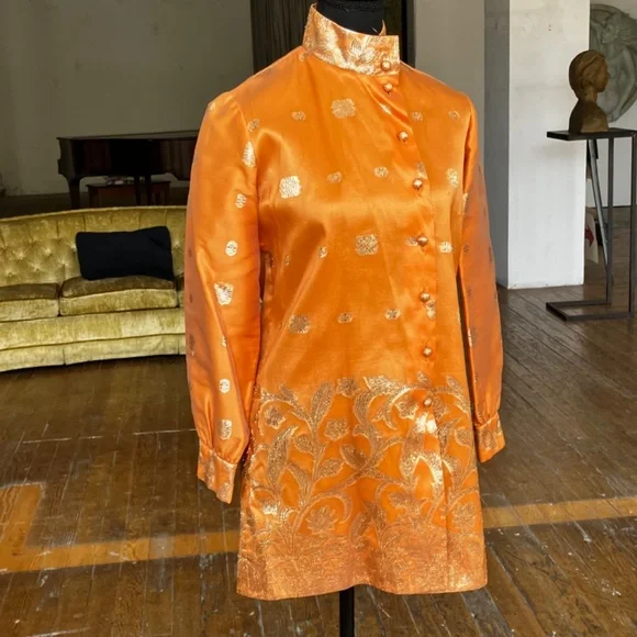 Orange and gold vintage set - Picture 3 of 11